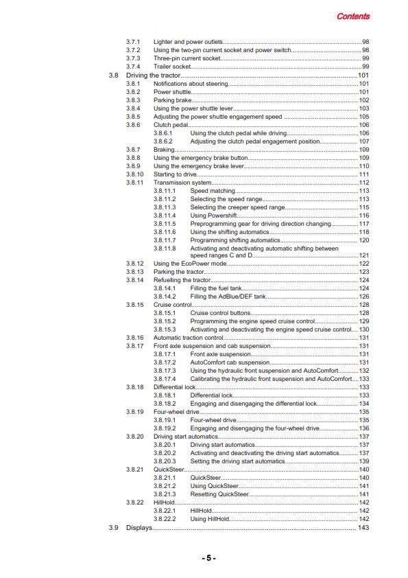 VALTRA N SERIES ACTIVE N134 N154E N174 OPERATOR MANUAL REPRINTED COMB BOUND 2015