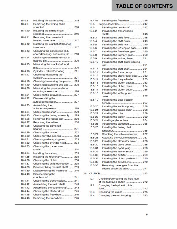 HUSQVARNA FE 450 FE 501 2019 REPAIR WORKSHOP SERVICE MANUAL REPRINTED COMB BOUND