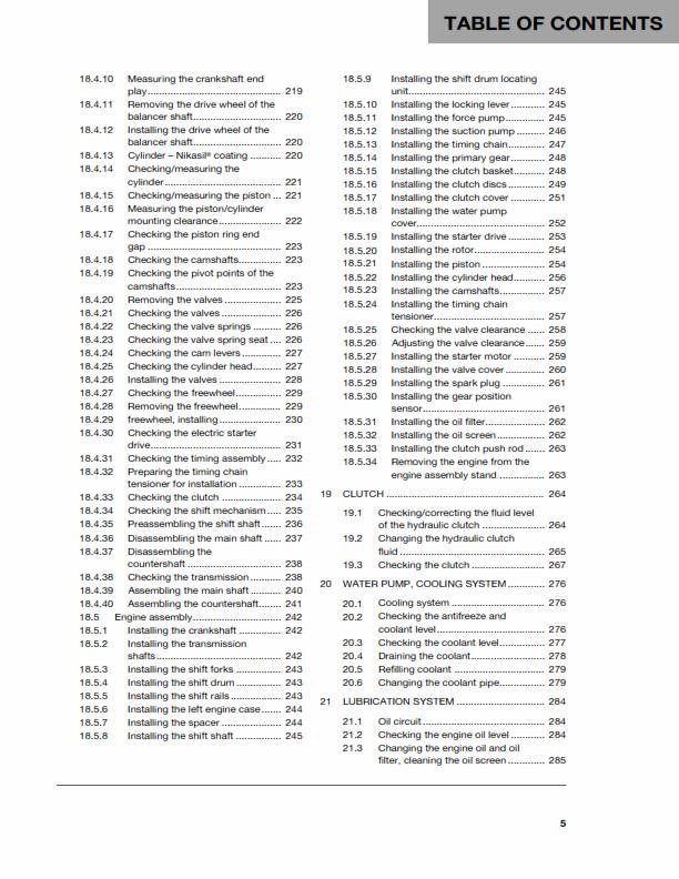 HUSQVARNA FE 350 2019 REPAIR WORKSHOP SERVICE MANUAL REPRINTED COMB BOUND