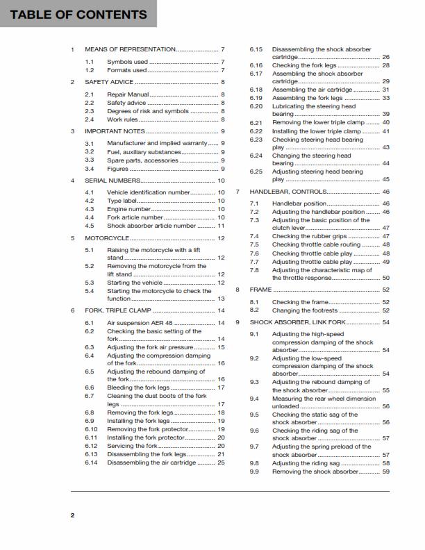 HUSQVARNA FC 250 2019 REPAIR WORKSHOP SERVICE MANUAL REPRINTED COMB BOUND