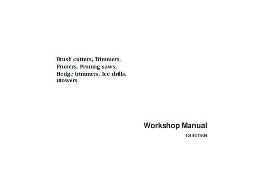 HUSQVARNA 250PS / 235 P / 225 H 60 / 225 H 75 WORKSHOP SERVICE MANUAL REPRINTED