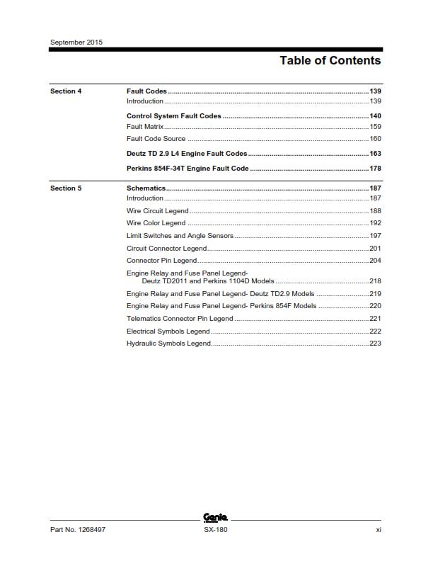 GENIE SX-80 SERVICE WORKSHOP REPAIR MANUAL REPRINTED 2015 EDITION