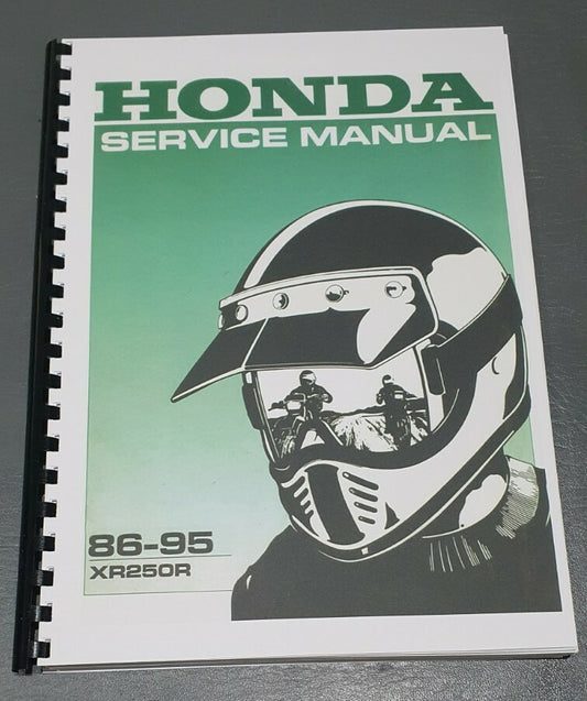 HONDA XR250R SERVICE WORKSHOP MANUAL 1986-1995 REPRINTED COMB BOUND