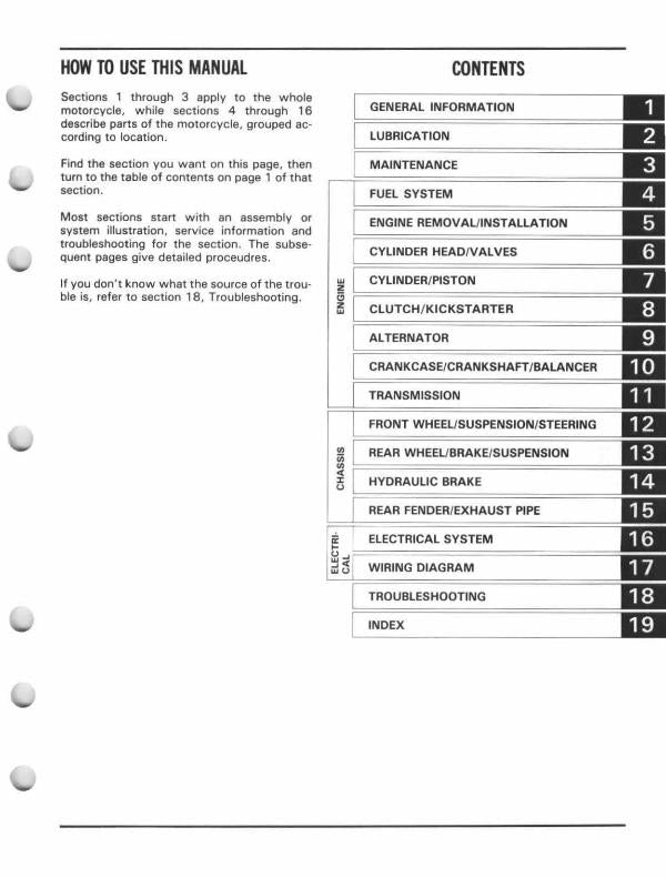 HONDA XR250R SERVICE WORKSHOP MANUAL 1986-1995 REPRINTED COMB BOUND