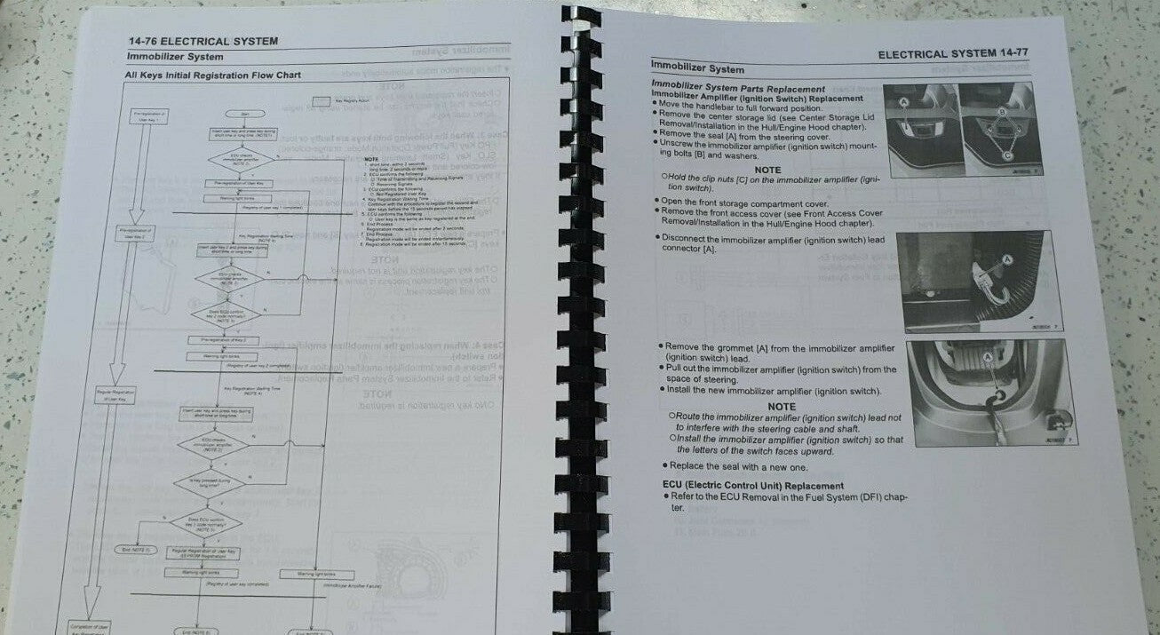 KAWASAKI JET SKI WATERCRAFT ULTRA LX SERVICE MANUAL 07 - 09 EDITION REPRINTED