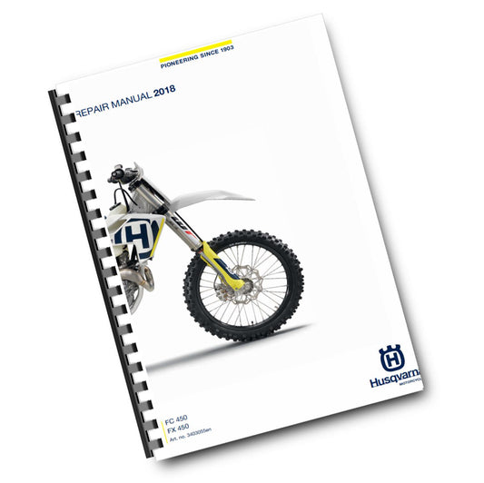 HUSQVARNA FC 450 FX 450 2018 REPAIR WORKSHOP SERVICE MANUAL REPRINTED COMB BOUND