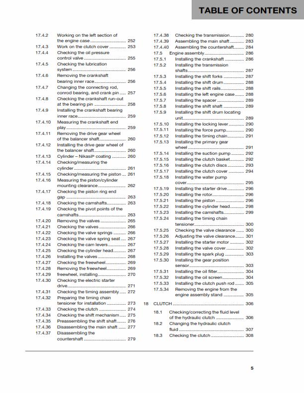 HUSQVARNA FC 350 FX 350 2018 REPAIR WORKSHOP SERVICE MANUAL REPRINTED COMB BOUND