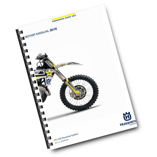 HUSQVARNA FC 450 ROCKSTAR EDITION 2018 REPAIR WORKSHOP SERVICE MANUAL REPRINTED