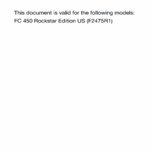 HUSQVARNA FC 450 ROCKSTAR EDITION 2018 REPAIR WORKSHOP SERVICE MANUAL REPRINTED