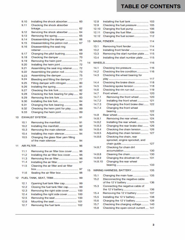 HUSQVARNA FS 450 2017 REPAIR WORKSHOP SERVICE MANUAL REPRINTED COMB BOUND