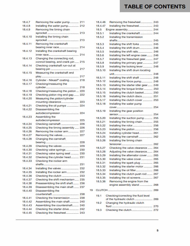 HUSQVARNA FE 450 FE 501 2017 REPAIR WORKSHOP SERVICE MANUAL REPRINTED COMB BOUND