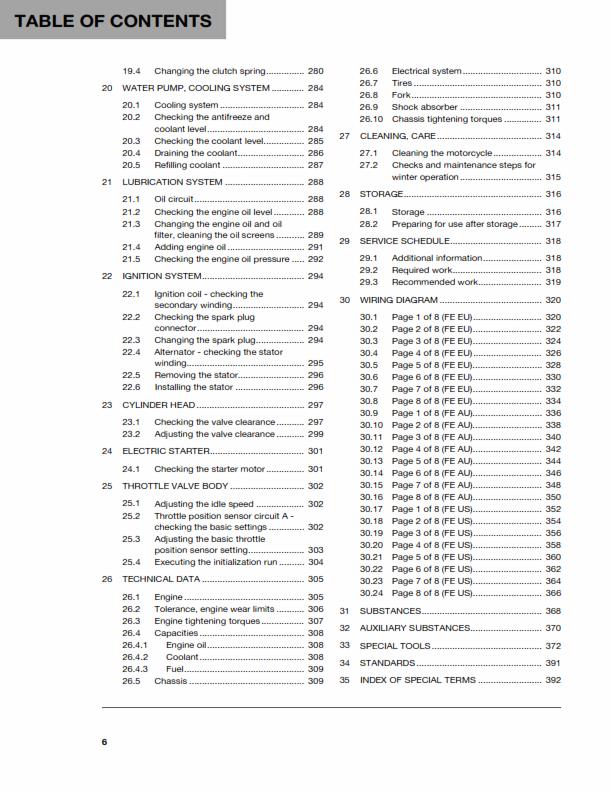 HUSQVARNA FE 450 FE 501 2017 REPAIR WORKSHOP SERVICE MANUAL REPRINTED COMB BOUND