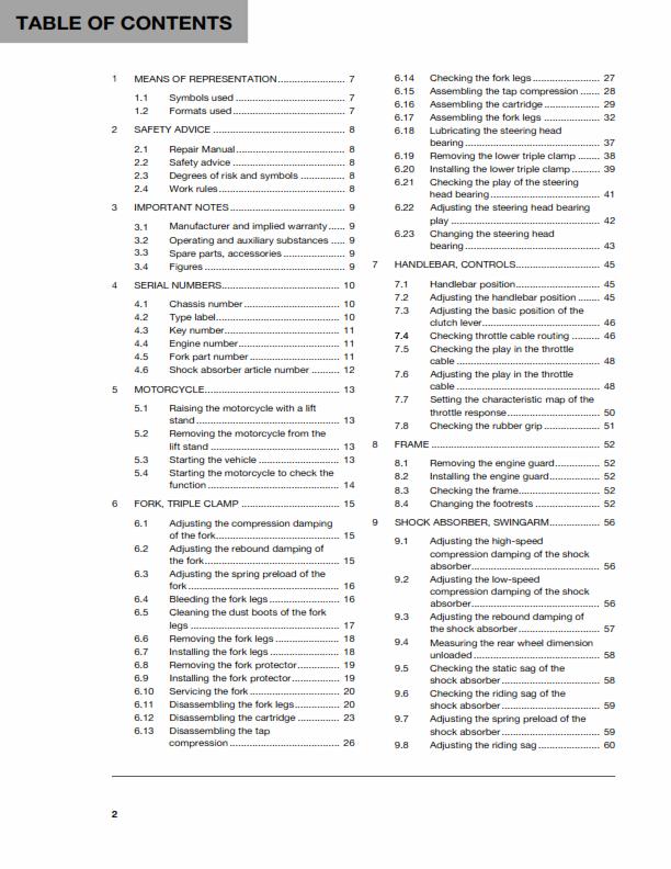 HUSQVARNA FE 250 2017 REPAIR WORKSHOP SERVICE MANUAL REPRINTED COMB BOUND