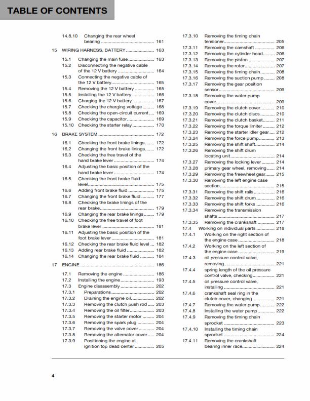 HUSQVARNA FC 450 FX 450 2017 REPAIR WORKSHOP SERVICE MANUAL REPRINTED COMB BOUND