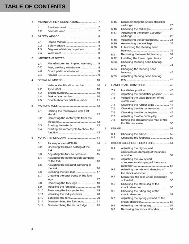 HUSQVARNA FC 250 2017 REPAIR WORKSHOP SERVICE MANUAL REPRINTED COMB BOUND