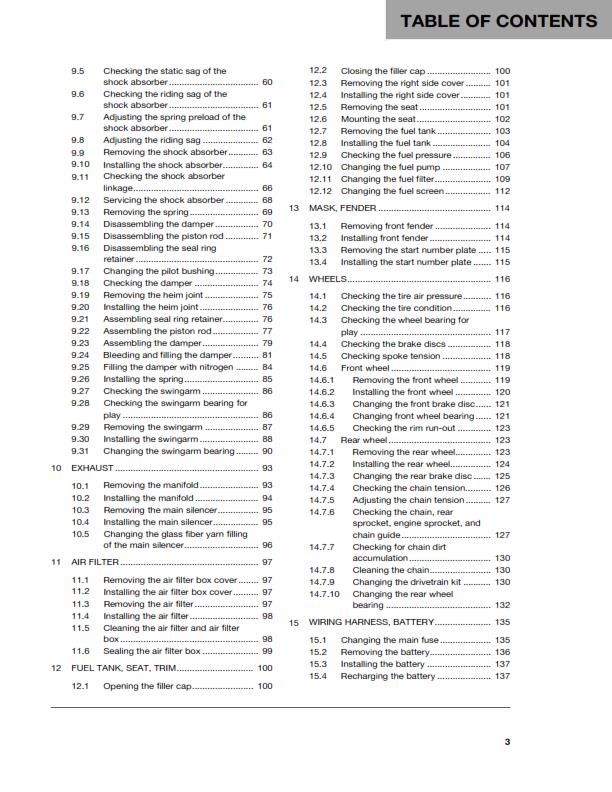 HUSQVARNA FS 450 2016 REPAIR WORKSHOP SERVICE MANUAL REPRINTED COMB BOUND