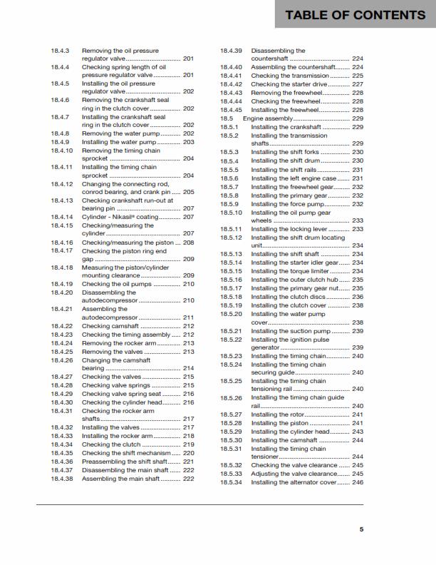 HUSQVARNA FE 450 FE 501 2016 REPAIR WORKSHOP SERVICE MANUAL REPRINTED COMB BOUND