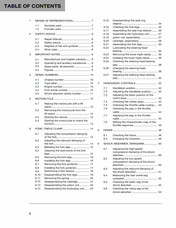 HUSQVARNA FC 250 2016 REPAIR WORKSHOP SERVICE MANUAL REPRINTED COMB BOUND