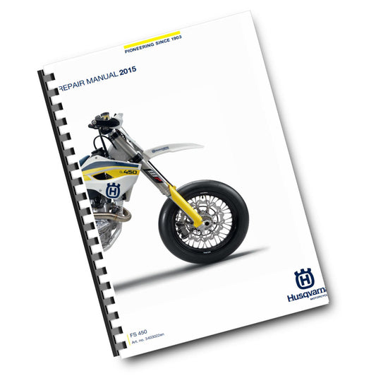 HUSQVARNA FS 450 2015 REPAIR WORKSHOP SERVICE MANUAL REPRINTED COMB BOUND