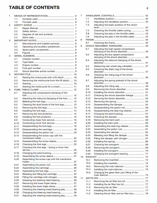 HUSQVARNA FS 450 2015 REPAIR WORKSHOP SERVICE MANUAL REPRINTED COMB BOUND