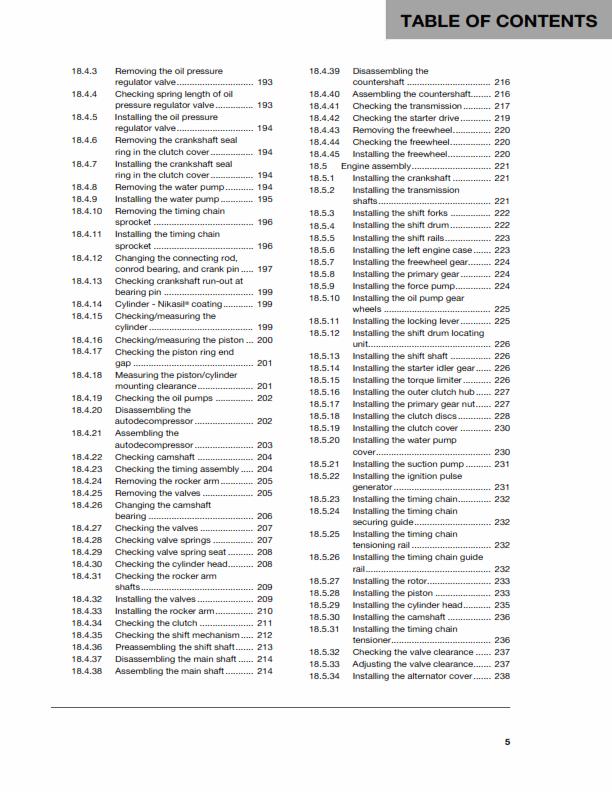 HUSQVARNA FE 450 501 S 2015 REPAIR WORKSHOP SERVICE MANUAL REPRINTED COMB BOUND