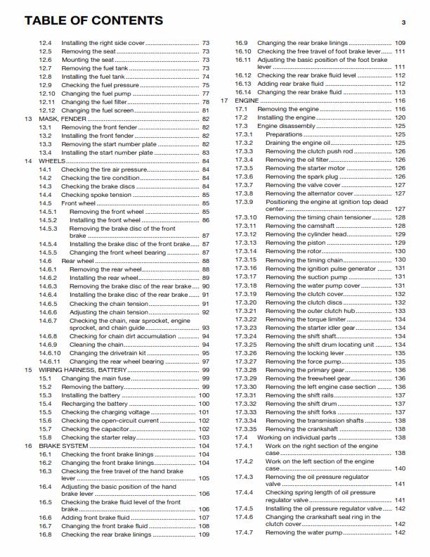 HUSQVARNA FC 450 EU US 2015 REPAIR WORKSHOP SERVICE MANUAL REPRINTED COMB BOUND