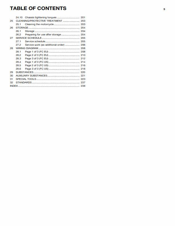 HUSQVARNA FC 450 EU US 2015 REPAIR WORKSHOP SERVICE MANUAL REPRINTED COMB BOUND