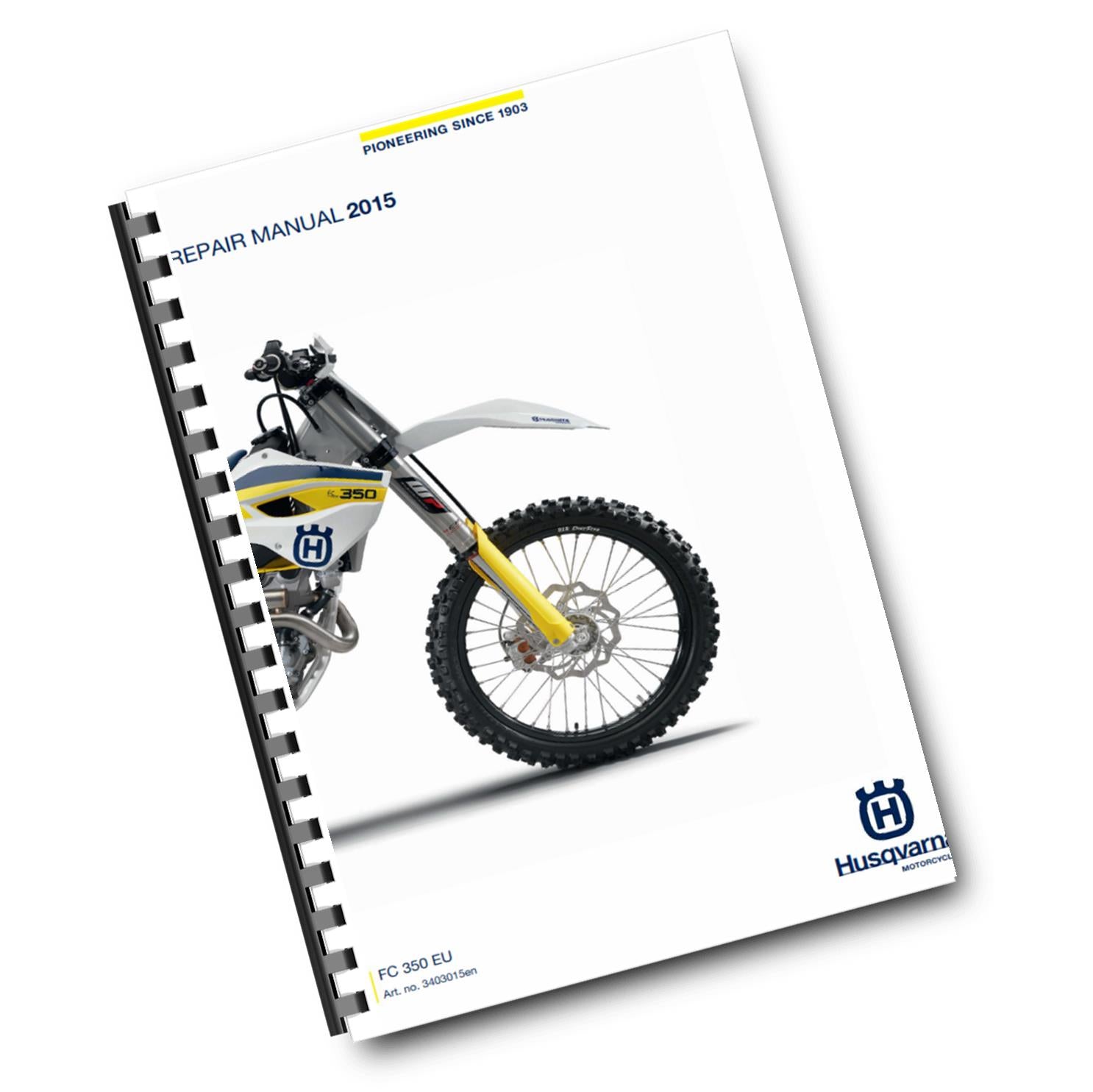 HUSQVARNA FC 350 EU 2015 REPAIR WORKSHOP SERVICE MANUAL REPRINTED COMB BOUND