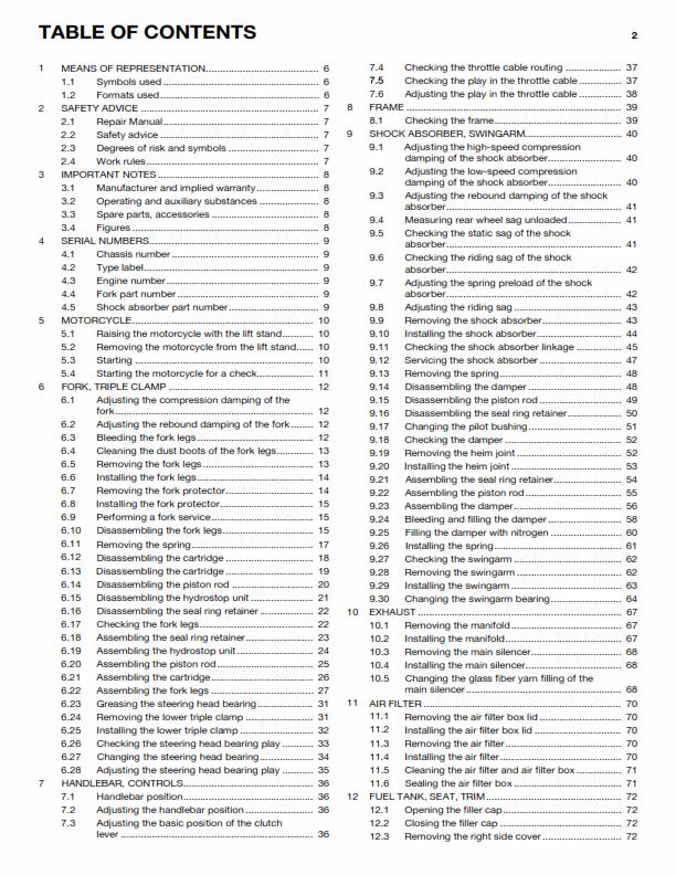 HUSQVARNA FC 350 EU 2015 REPAIR WORKSHOP SERVICE MANUAL REPRINTED COMB BOUND