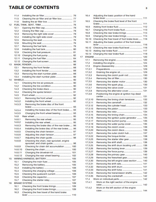 HUSQVARNA FC 450 EU 2014 REPAIR WORKSHOP SERVICE MANUAL REPRINTED COMB BOUND