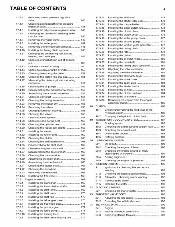 HUSQVARNA FC 450 EU 2014 REPAIR WORKSHOP SERVICE MANUAL REPRINTED COMB BOUND