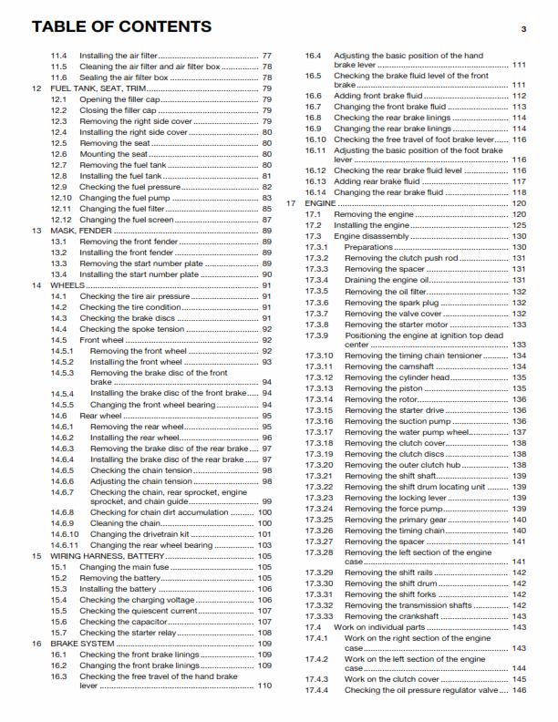 HUSQVARNA FC 350 EU 2014 REPAIR WORKSHOP SERVICE MANUAL REPRINTED COMB BOUND