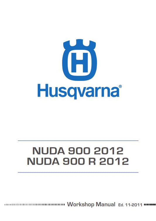 HUSQVARNA NUDA 900 900R 2012 REPAIR WORKSHOP SERVICE MANUAL REPRINTED