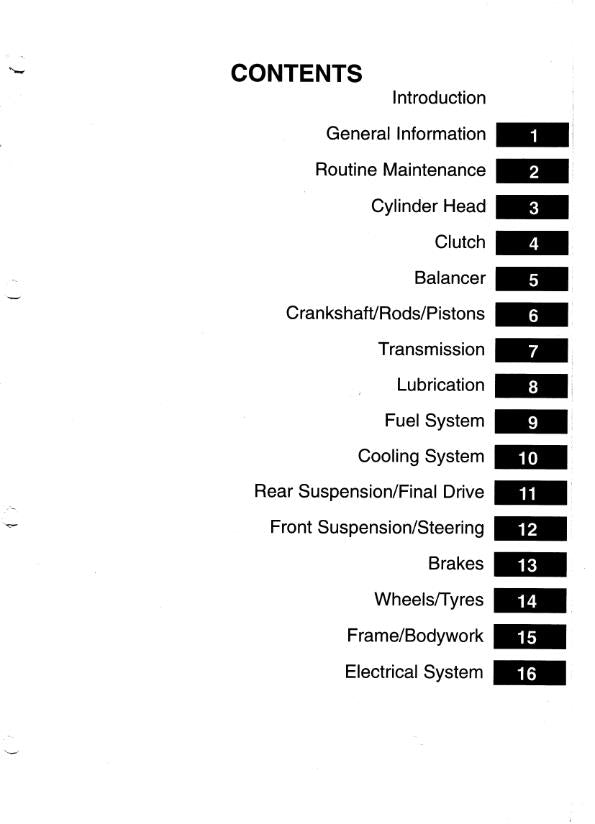 TRIUMPH T595 DAYTONA 955I T509 SPEED TRIPLE 1998 SERVICE WORKSHOP MANUAL REPRINT