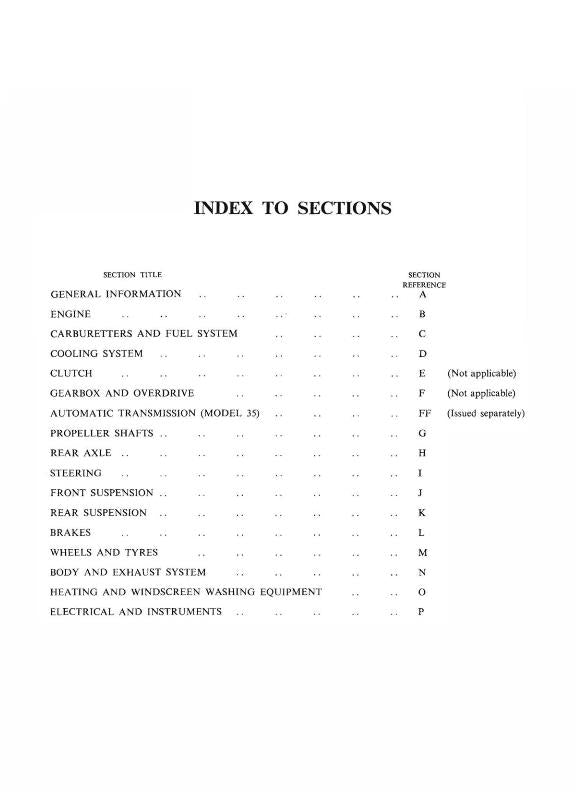 DAIMLER 2.5L V8 SALOON 1962 - 1969 SERVICE WORKSHOP REPAIR MANUAL REPRINTED