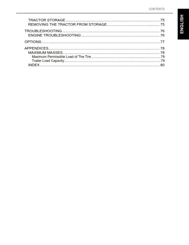 KUBOTA TRACTOR BX2350D OPERATOR MANUAL REPRINTED COMB BOUND