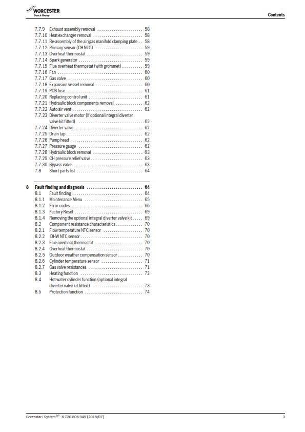 WORCESTER GREENSTAR i-SYSTEM ERP INSTALLATION SERVICING MANUAL REPRINTED