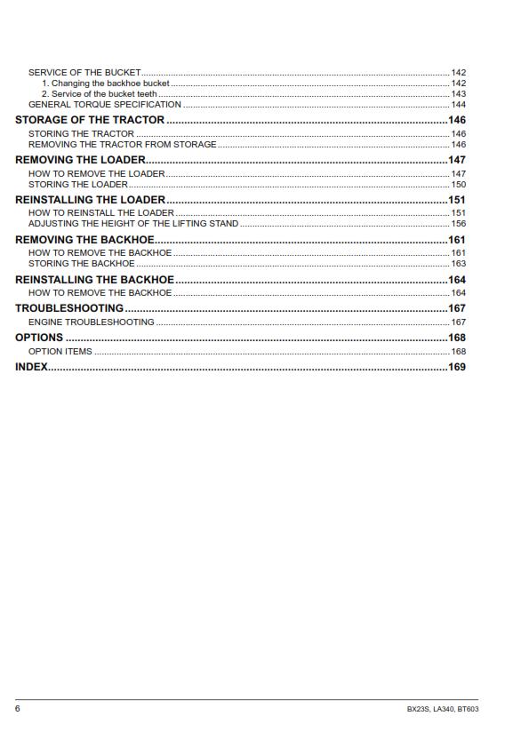 KUBOTA TRACTOR BX23S LA340 BT603 OPERATOR MANUAL REPRINTED 2016 EDITION