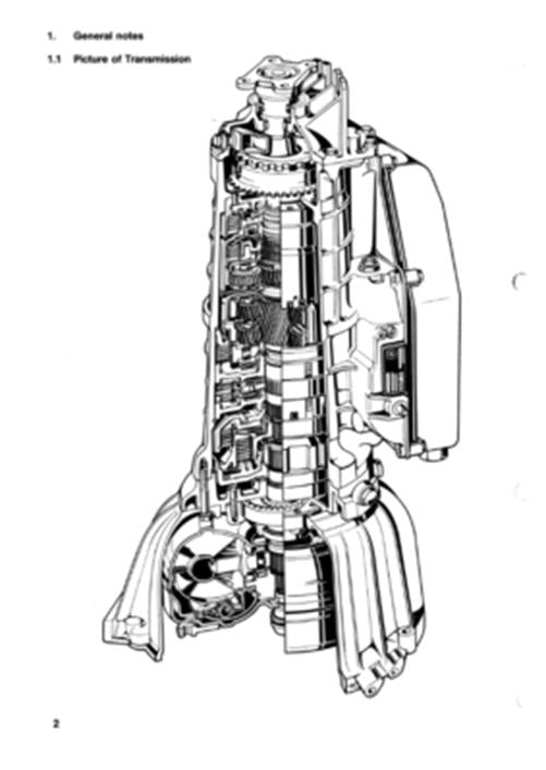 ZF 4 HP 22 TRANSMISSION WORKSHOP SERVICE REPAIR MANUAL REPRINTED COMB BOUND