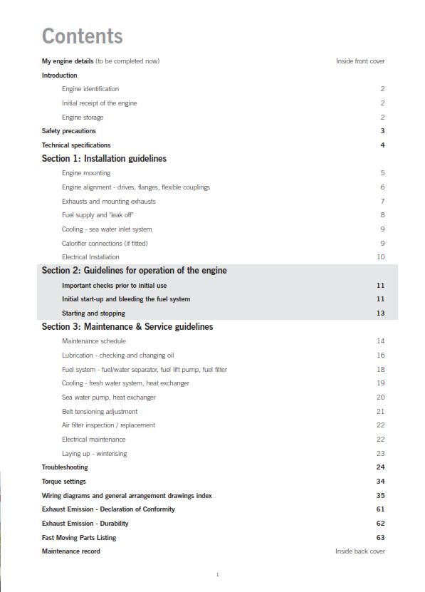 BETA 43 50 60 OPERATOR MAINTENANCE MANUAL REPRINTED COMB BOUND JUL 2009 EDITION