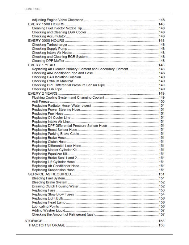 KUBOTA TRACTOR M100 M110 M126 M135 GX-II OPERATORS MANUAL REPRINTED 2014