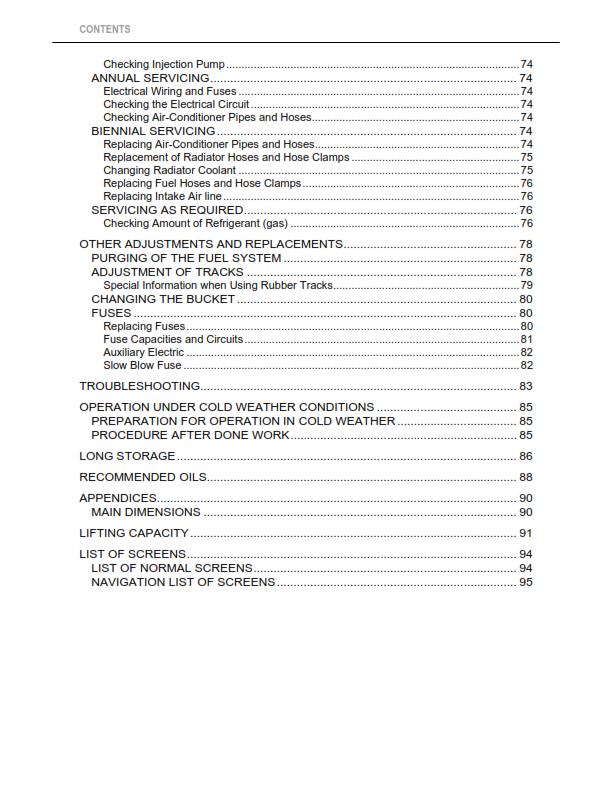 KUBOTA EXCAVATOR U35-4 OPERATORS MANUAL REPRINT COMB BOUND 2012 EDITION