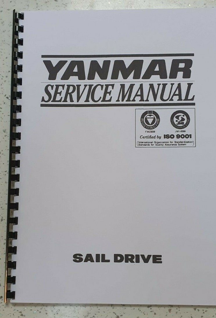 YANMAR SAIL DRIVE SD20 SD30 SD31 SERVICE MANUAL REPRINTED COMB BOUND