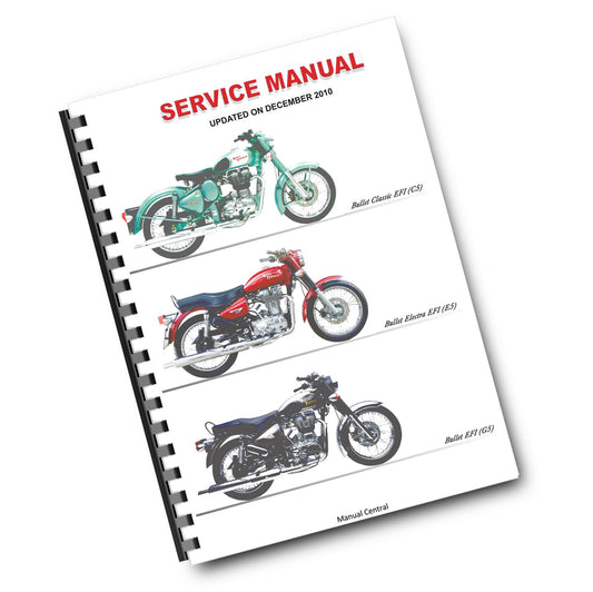 ROYAL ENFIELD BULLET EFI CLASSIC ELECTRA WORKSHOP SERVICE MANUAL