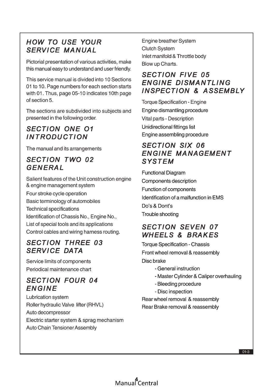 ROYAL ENFIELD BULLET EFI CLASSIC ELECTRA WORKSHOP SERVICE MANUAL