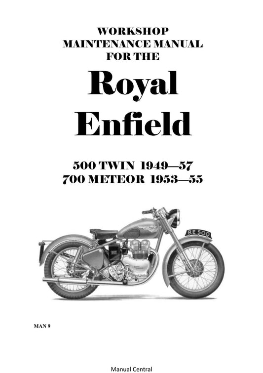 ROYAL ENFIELD 500 TWIN 700 METEOR REPAIR WORKSHOP SERVICE MANUAL REPRINT