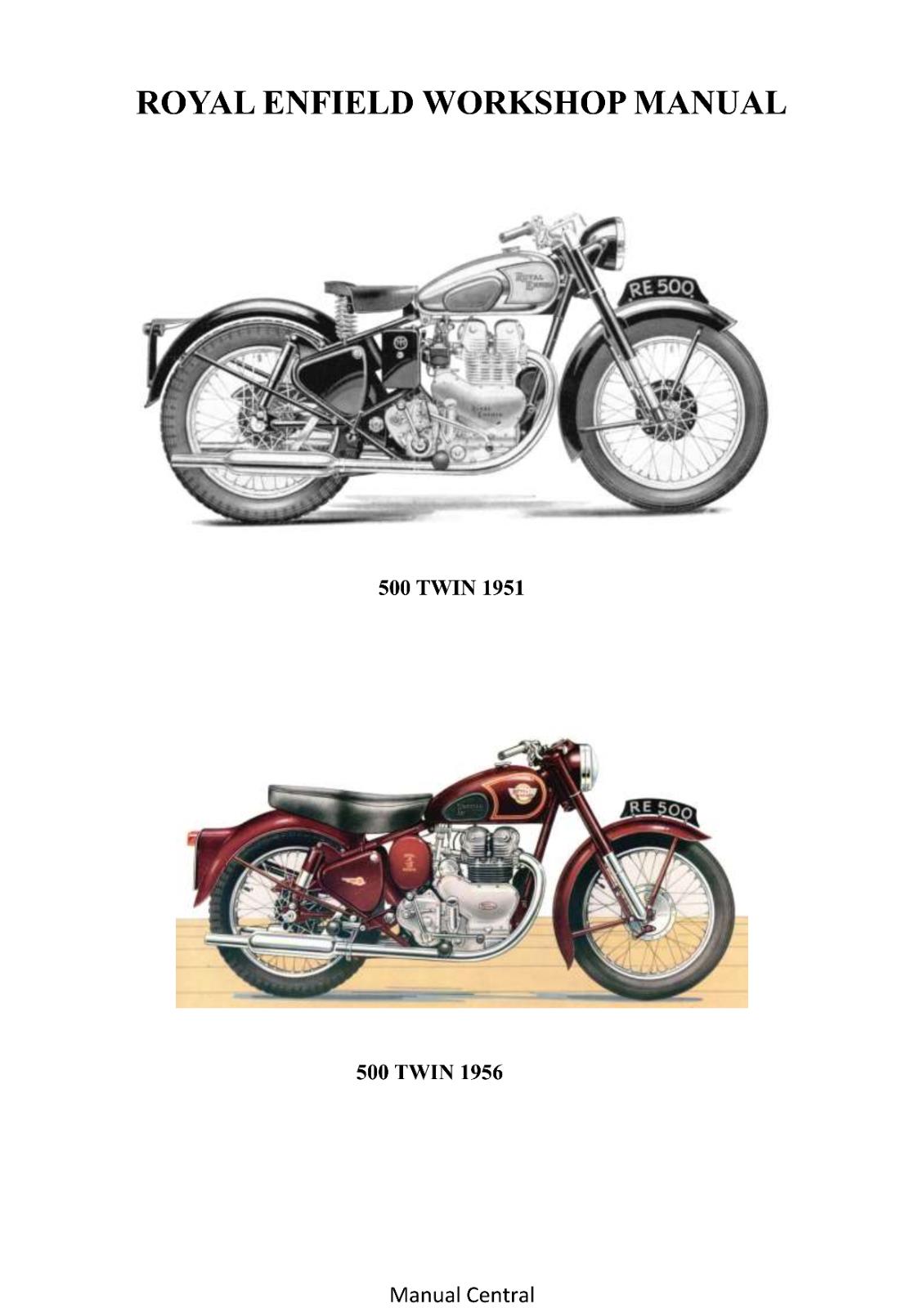 ROYAL ENFIELD 500 TWIN 700 METEOR REPAIR WORKSHOP SERVICE MANUAL REPRINT