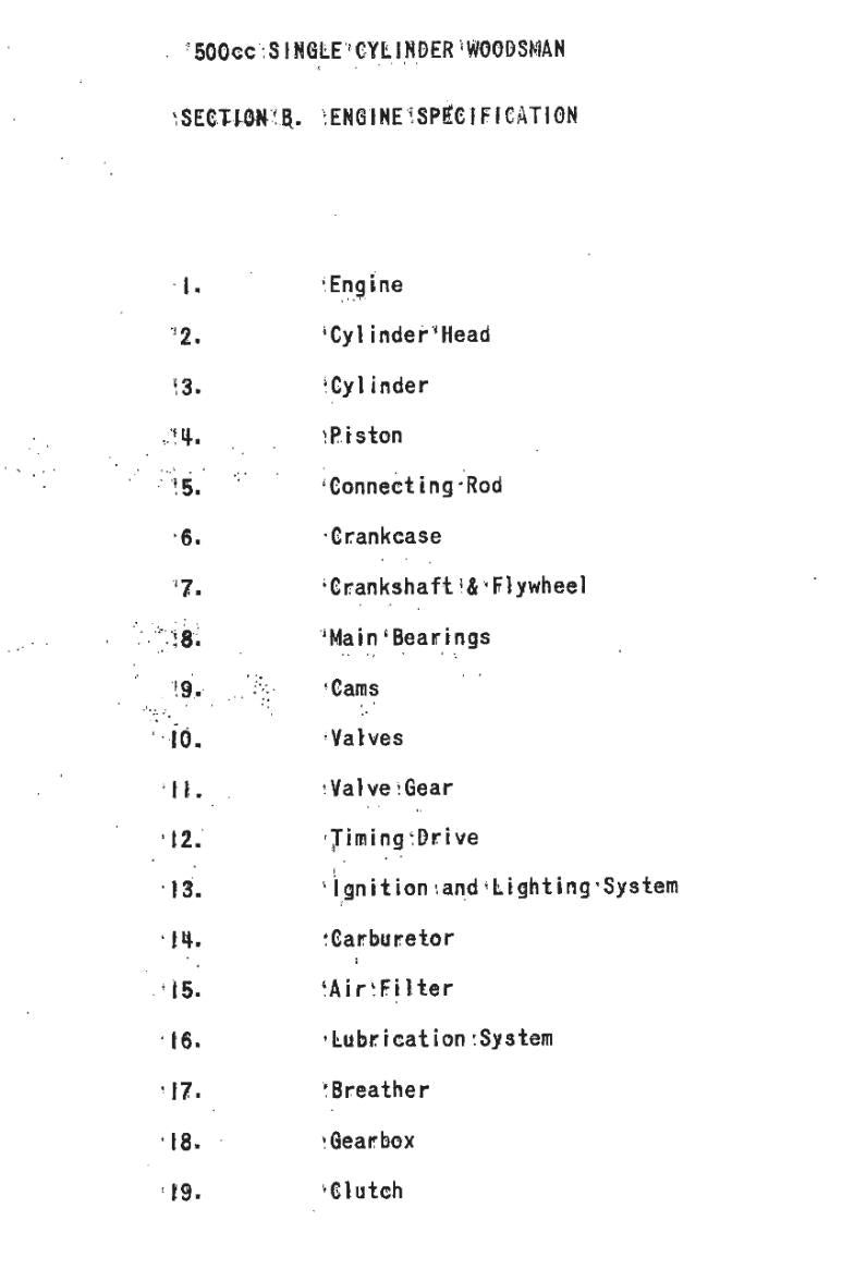 ROYAL ENFIELD INDIAN WOODSMAN 55-58 REPAIR & OVERHAUL MANUAL REPRINTED