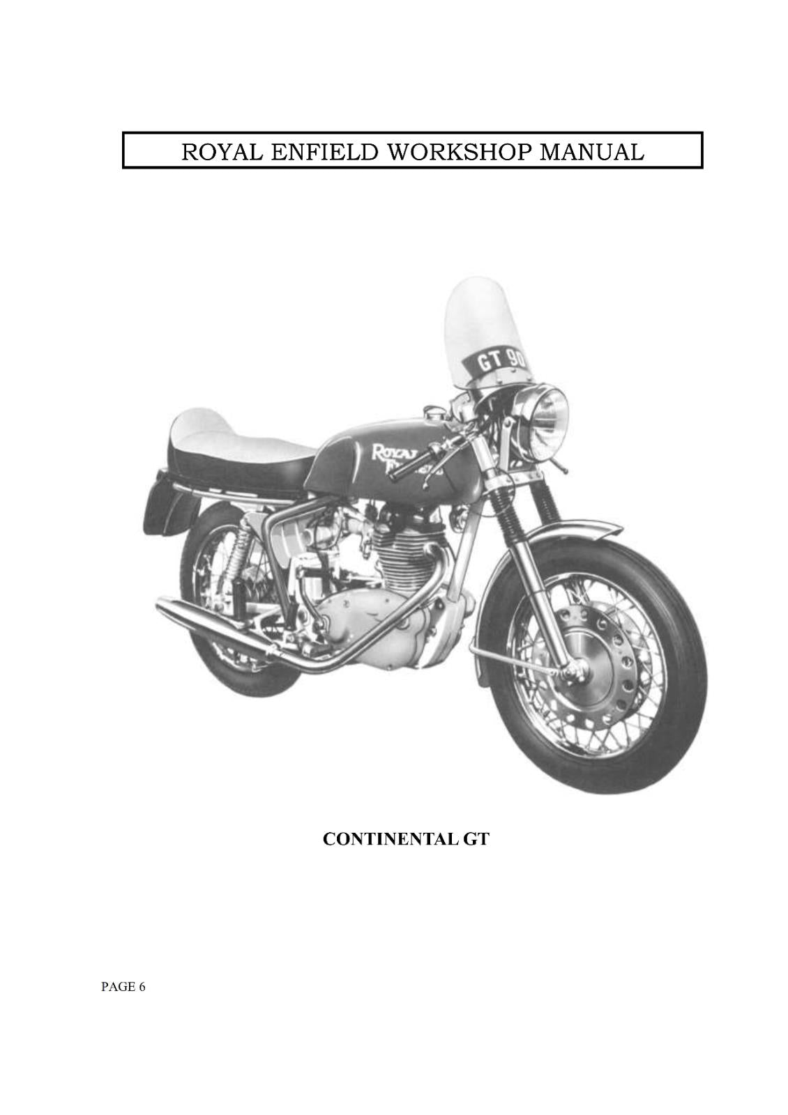 ROYAL ENFIELD CRUSADER SPORTS SUPER 5 SERVICE WORKSHOP REPAIR MANUAL REPRINT