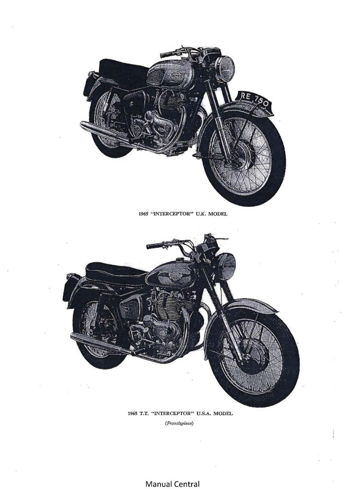 ROYAL ENFIELD 736 CC INTERCEPTOR SERVICE WORKSHOP REPAIR MANUAL REPRINTED